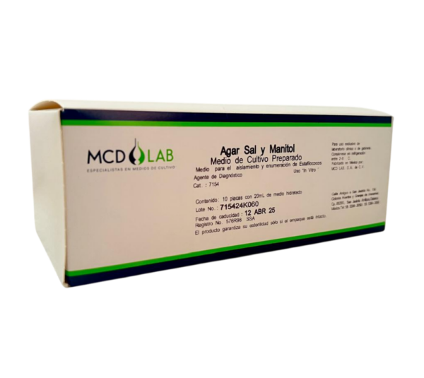 (PT7154) Agar Sal y Manitol